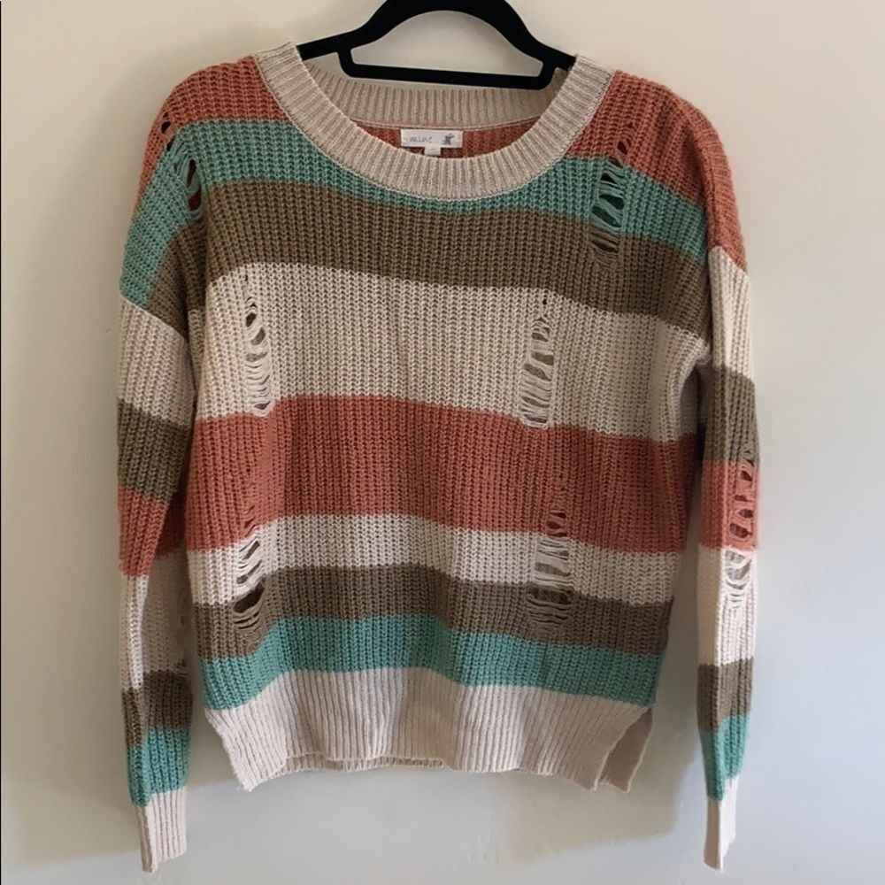 Mine distressed striped sweater - Small